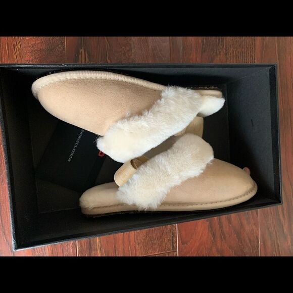 Australia luxe Collective soft genuine shearling sling back mule sleeper size 5 - Picture 5 of 7